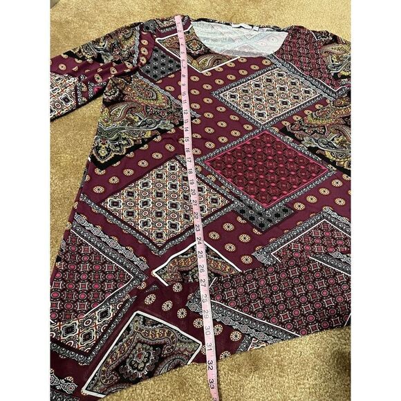 Notations Women Plus Size 3x Top Slanted Bottom - Picture 5 of 8